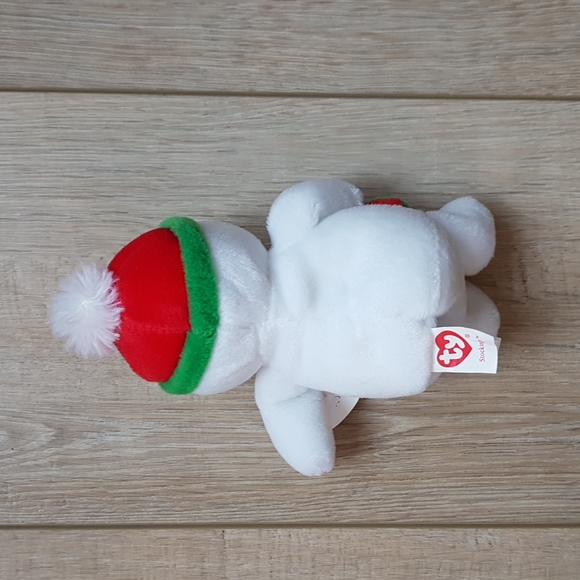TY Original Beanie Babies "Stockings" 2009 Snowman with Hat & Stocking - Picture 2 of 5